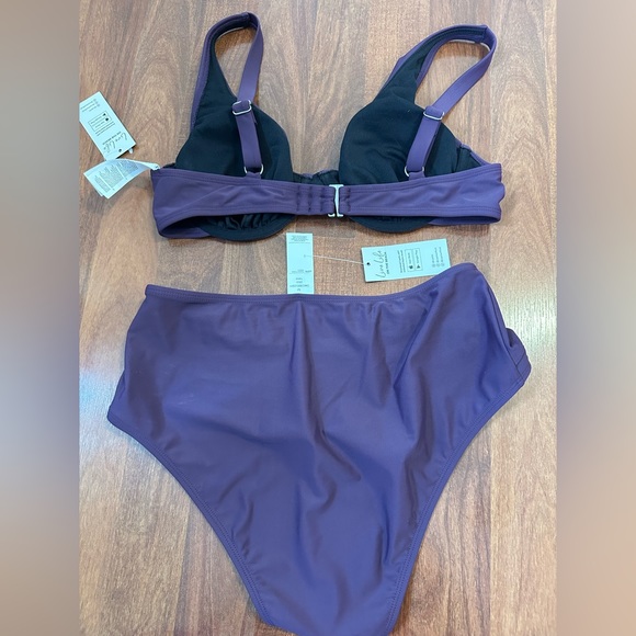 Purple Bikini with Underwire NWT size Medium - Picture 5 of 5